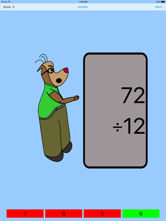 Screenshot #4 pour Division Drills - Flashcards