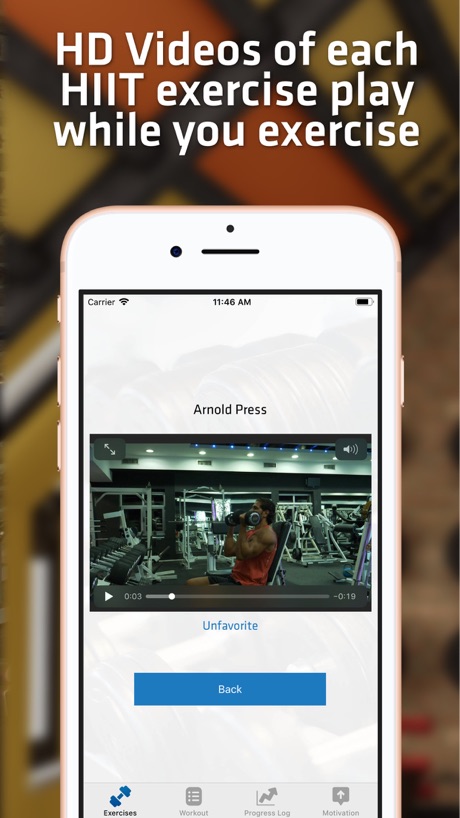 HIIT Gym Workout for Men screenshot 4