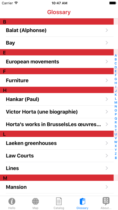 App screenshot