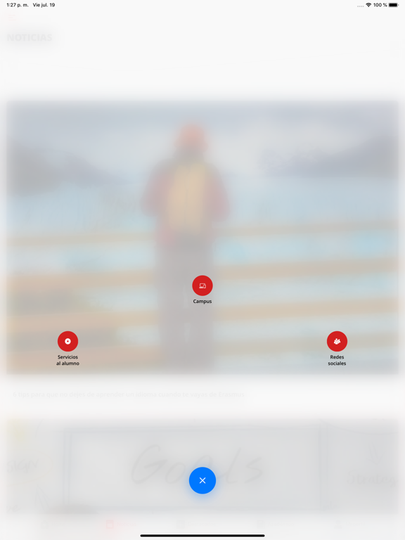 USAL App Universidad Salamanca iPad screenshot 4 - Education app