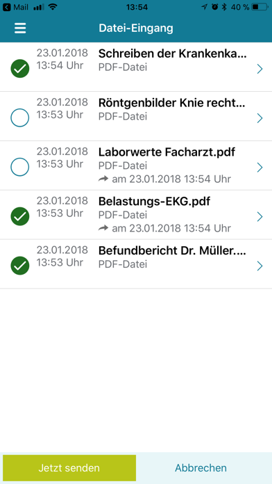 Patienten-App x.patient Screenshot