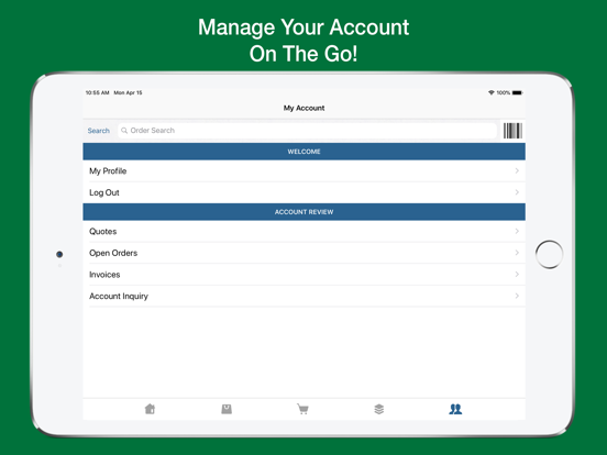 Neenan Company OE Touch iPad screenshot