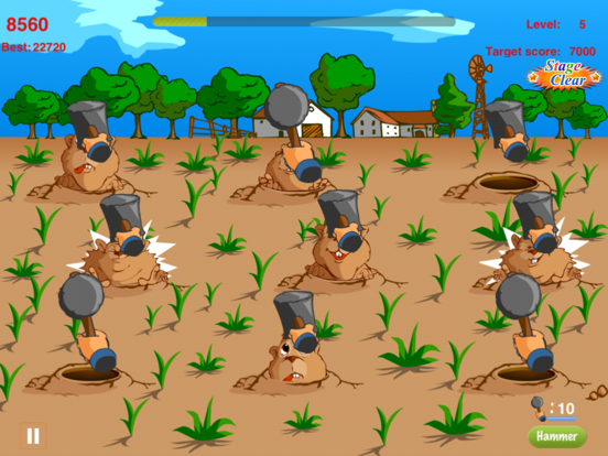 Screenshot #4 pour Hit Mouse - classic play