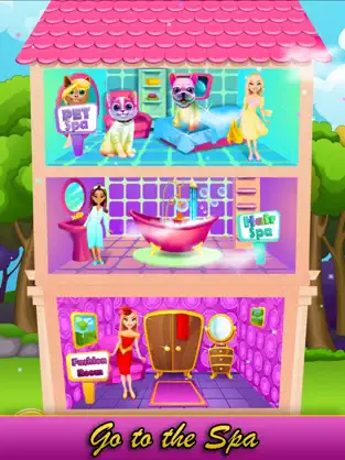 Screenshot 7 Rainbow Princess Hair Salon iphone