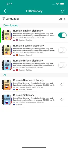 Game screenshot TTdictionary Offline mod apk