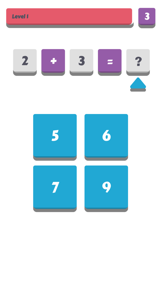 #3. Math! Quiz Game (iOS) Podle: Roghan Games