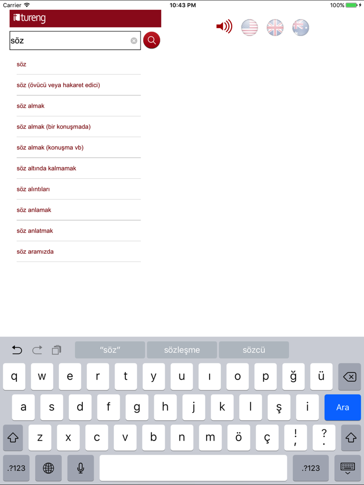 #1. Tureng HD (iOS) 由: OZGUR SUYEL