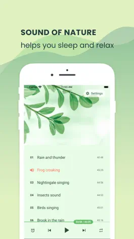 Game screenshot Natural Sounds - White noise mod apk
