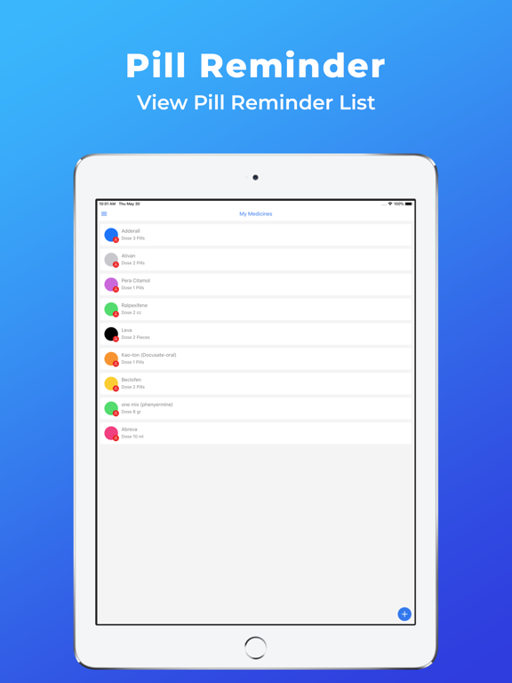Screenshot #4 pour Pill Reminder Medication Time