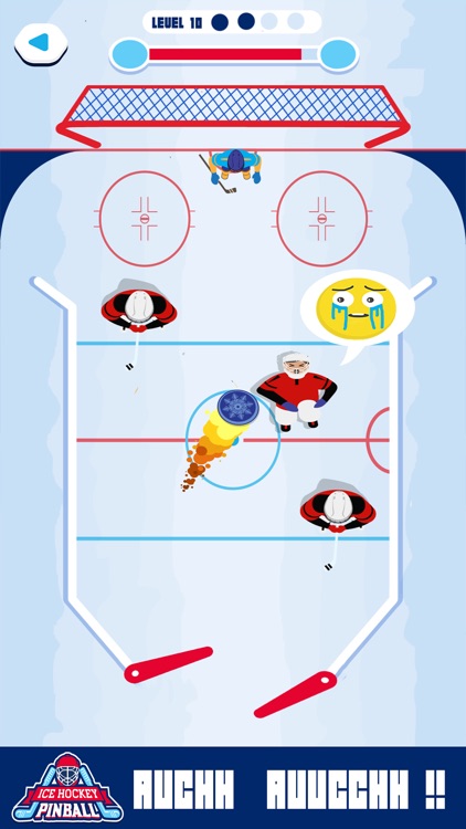 Ice Hockey Flipper - Ball Shot