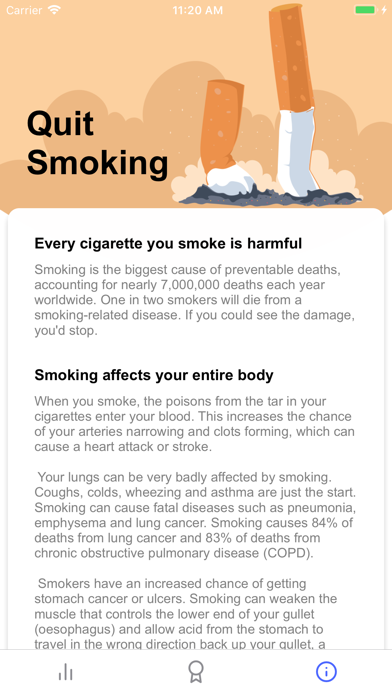 Screenshot #3 pour No Smoking : Quit Smoking