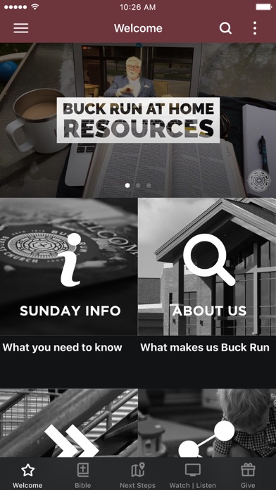 Buck Run Baptist Church Screenshot