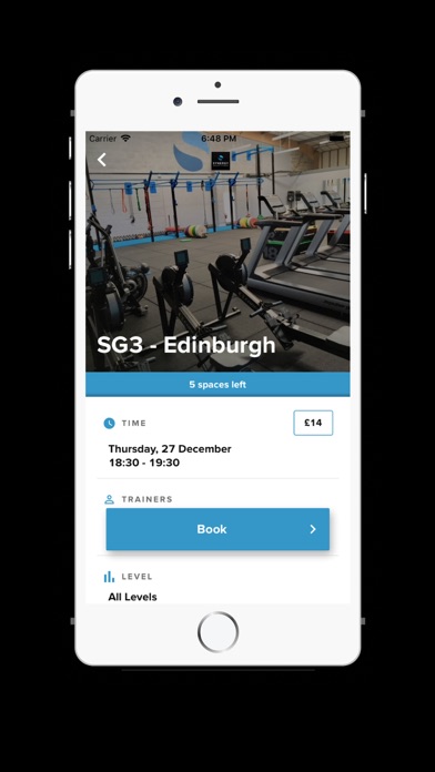 Screenshot #2 pour Synergy Group Fitness App