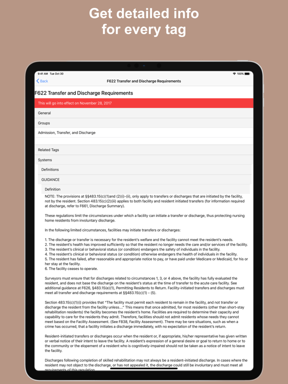 LTC SOM Regs iPad screenshot 3 - Medical app