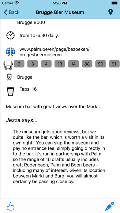 Beer Guide Brugge Screenshot