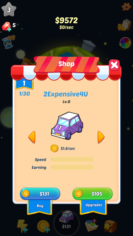 #4. Merge Car: World Tycoon (iOS) Podle: Gaurav Vara