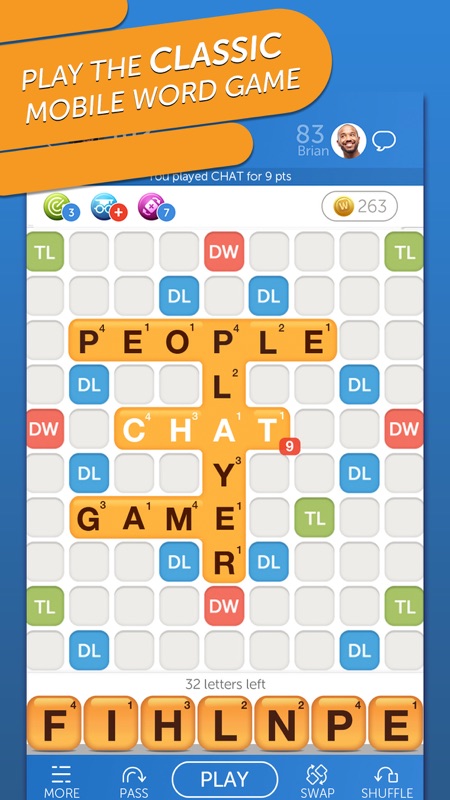 Classic Words With Friends screenshot 1