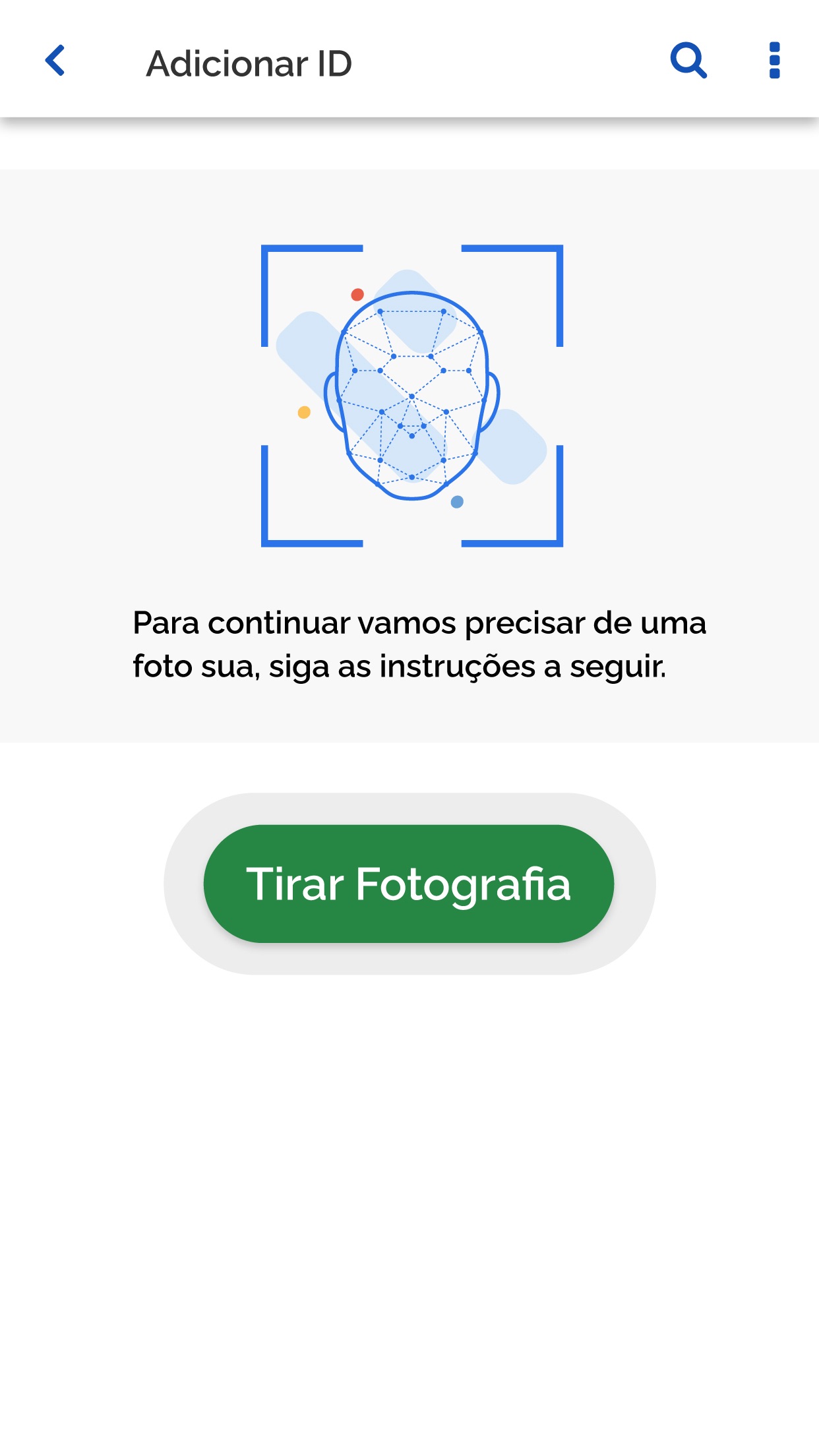 Screenshot do app ID Estudantil