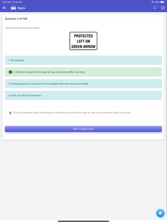 Minnesota DVS Practice Test iPad screenshot