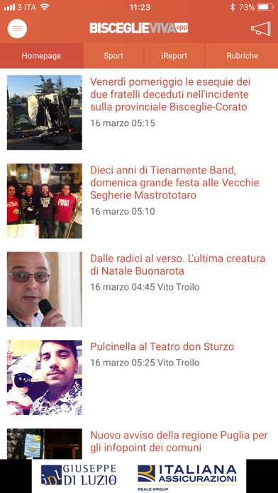 BisceglieViva app screenshot 2