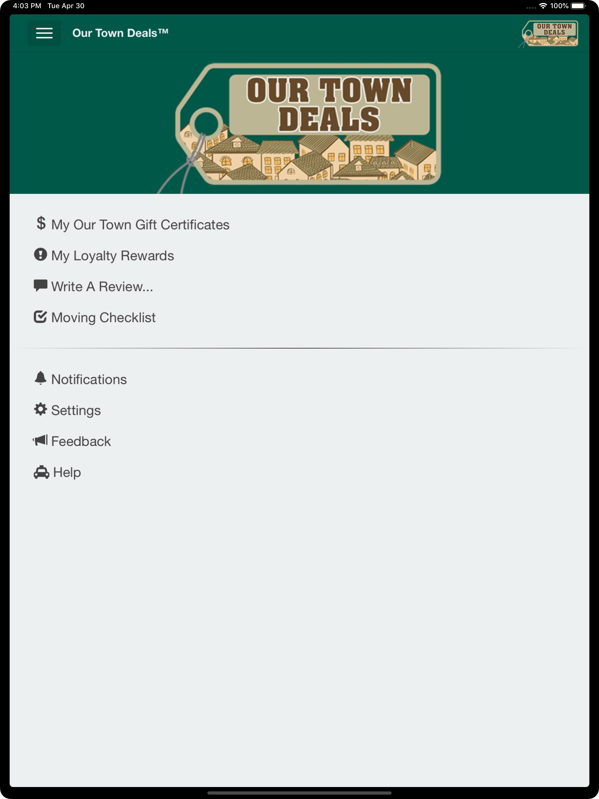 Our Town Deals™