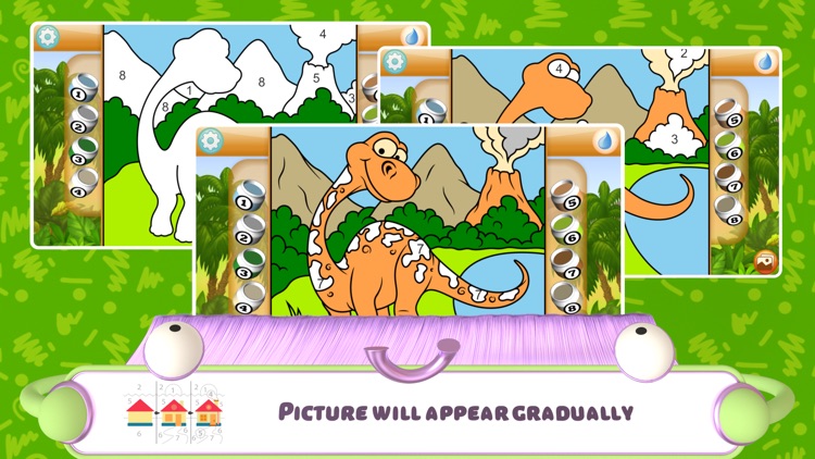 Paint by Numbers - Dinosaurs screenshot-4