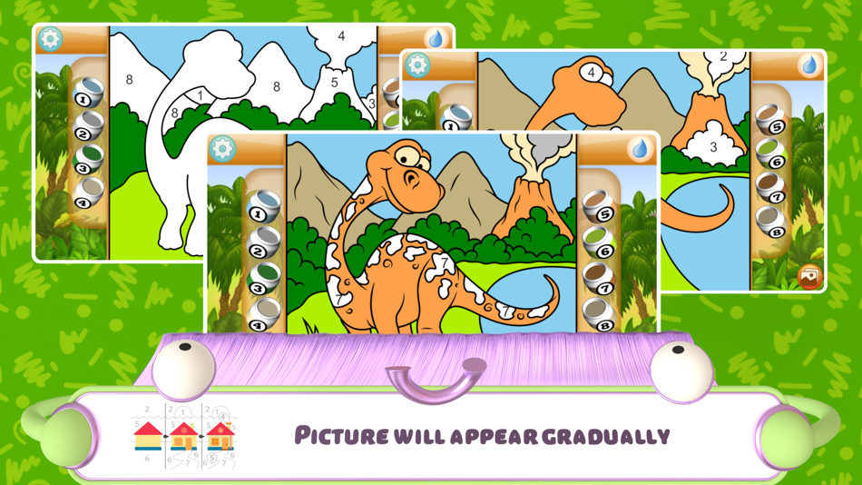#5. Paint by Numbers - Dinosaurs (iOS) 由: Kedronic UAB