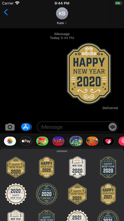 New Year Stickers