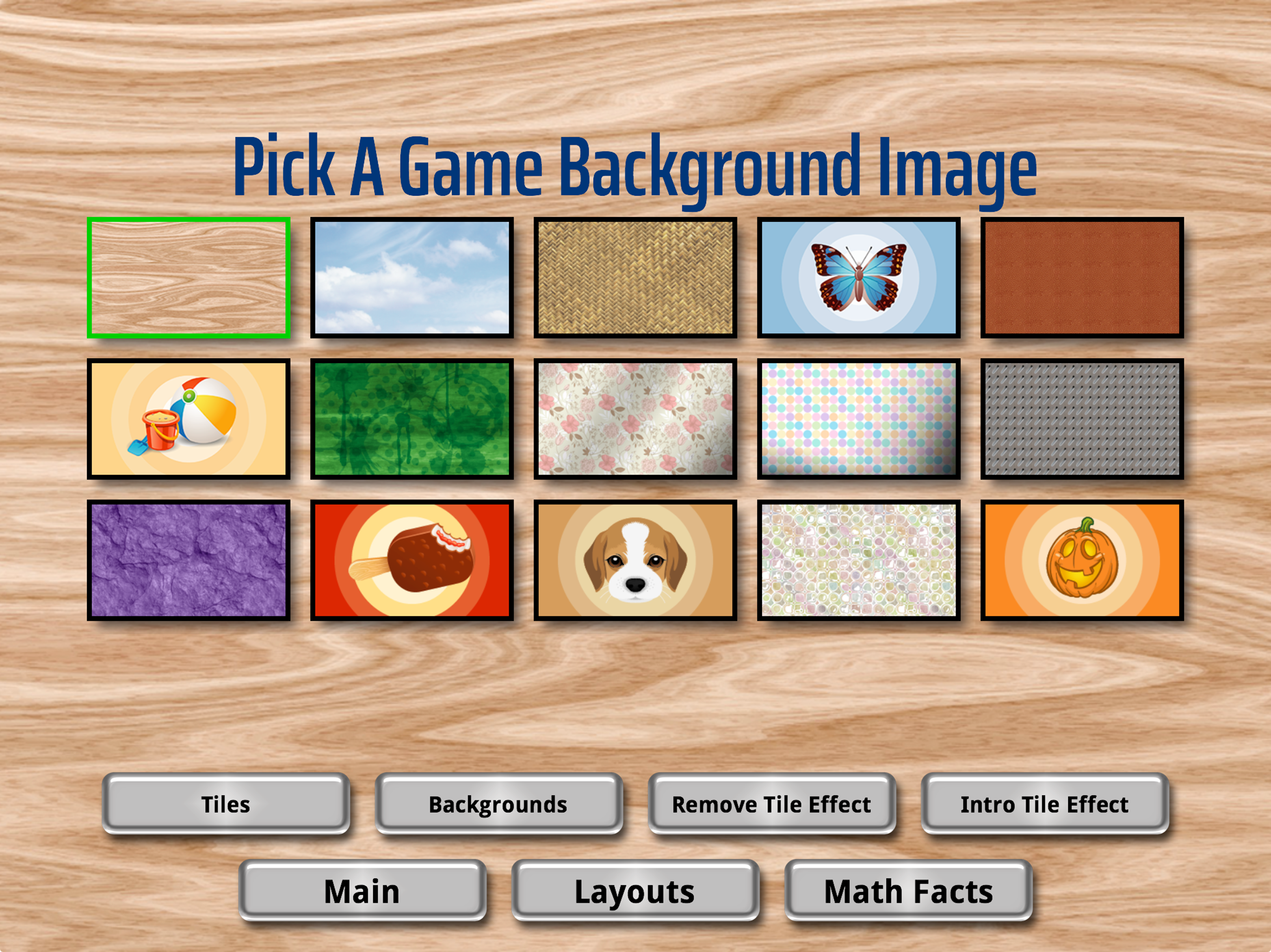 Math Facts Mahjong Game
