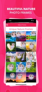 Beautiful Nature Photo Frames screenshot #2 for iPhone