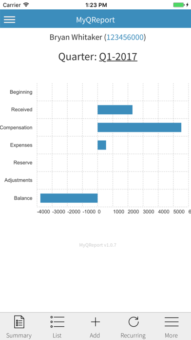 Screenshot #1 pour MyQReport