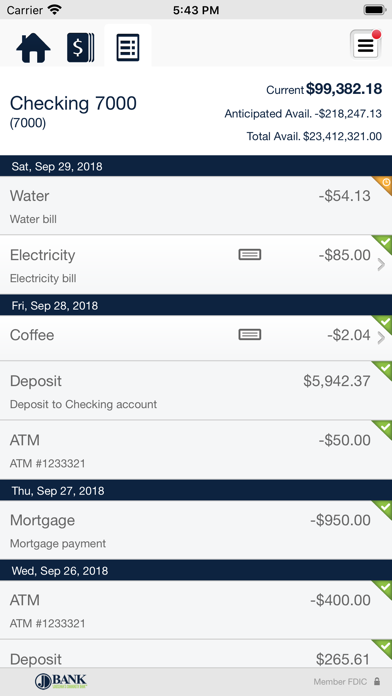 JD Bank Business Mobile Screenshot