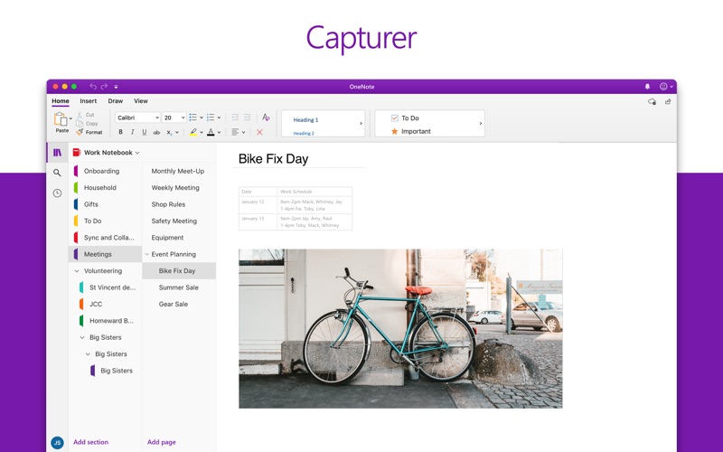 Screenshot #1 pour Microsoft OneNote