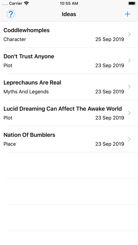 WriteIdeas