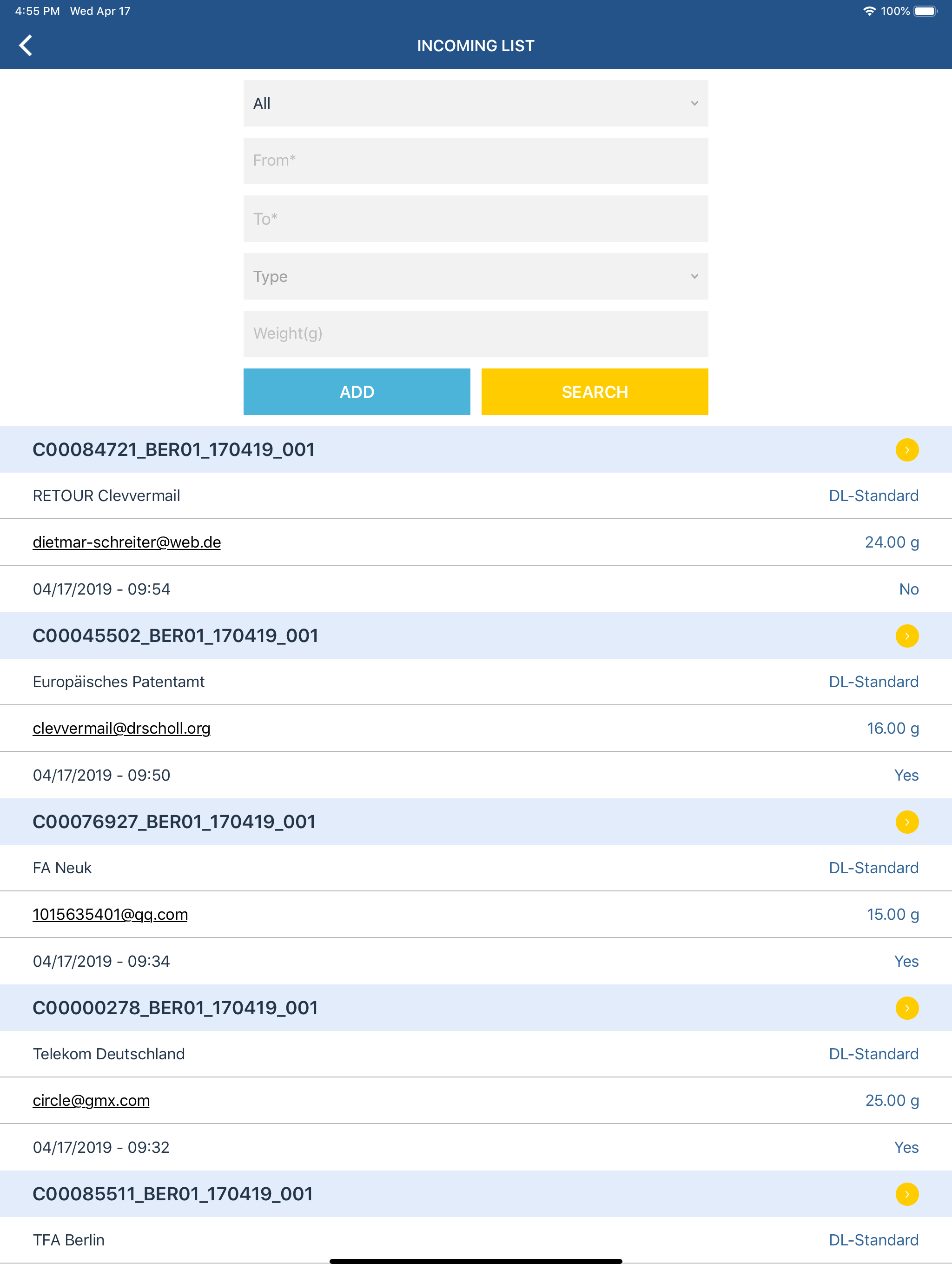 ClevverMail Admin