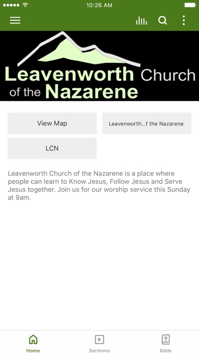 Leavenworth Nazarene Church Screenshot