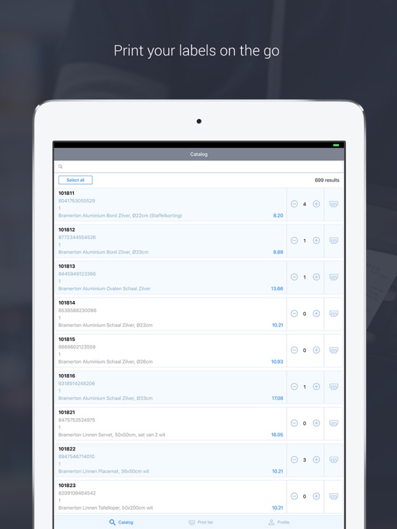 Screenshot #5 pour App4Labels