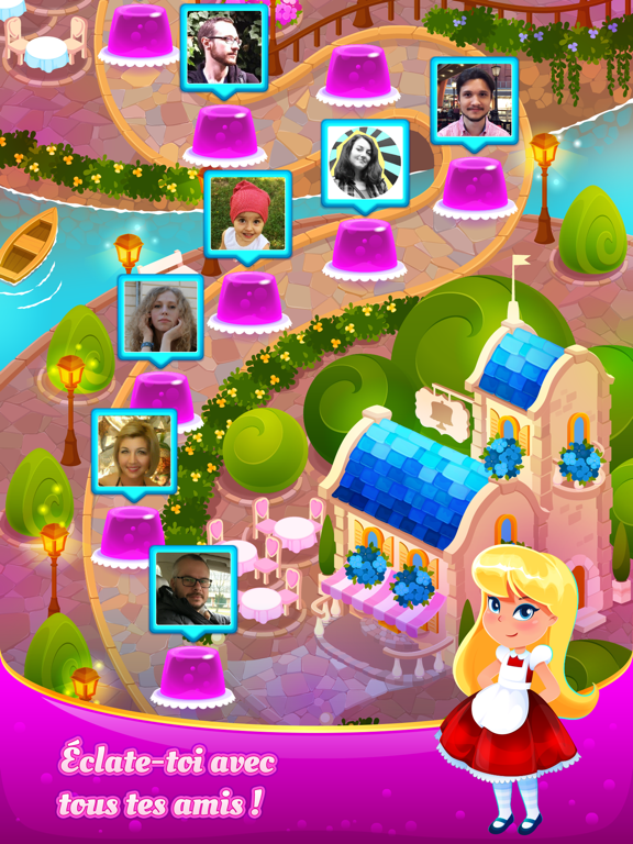 Screenshot #6 pour Fancy Cakes: Merge Adventure