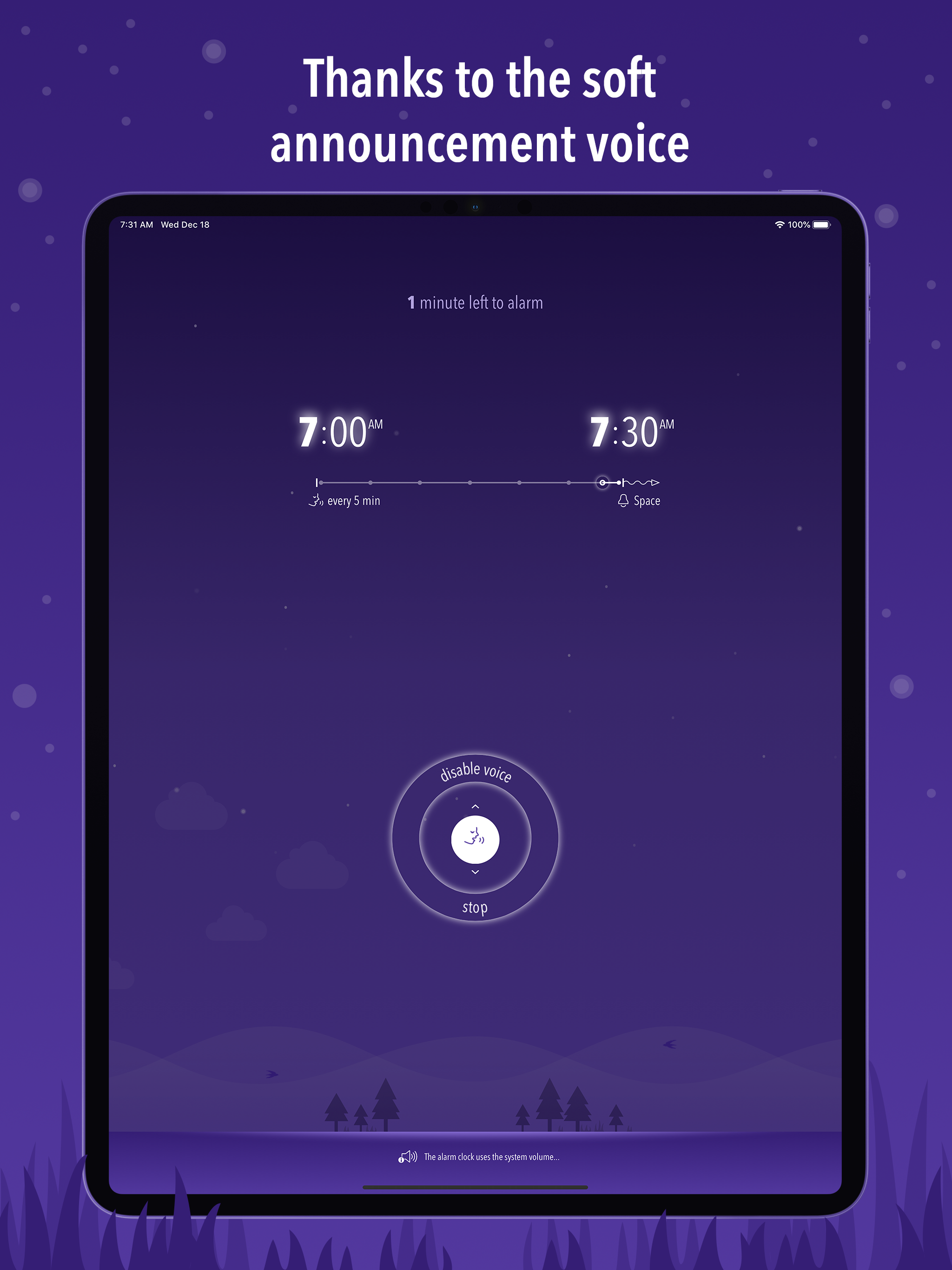 Gentle Talking Alarm Clock screenshot 10