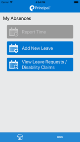 Principal Absence Manager screenshot