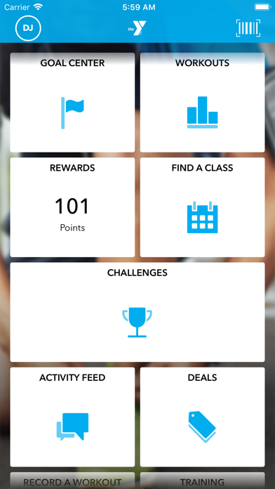 South Shore YMCA. Screenshot