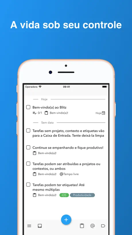 Tarefas e lembretes — Blitz