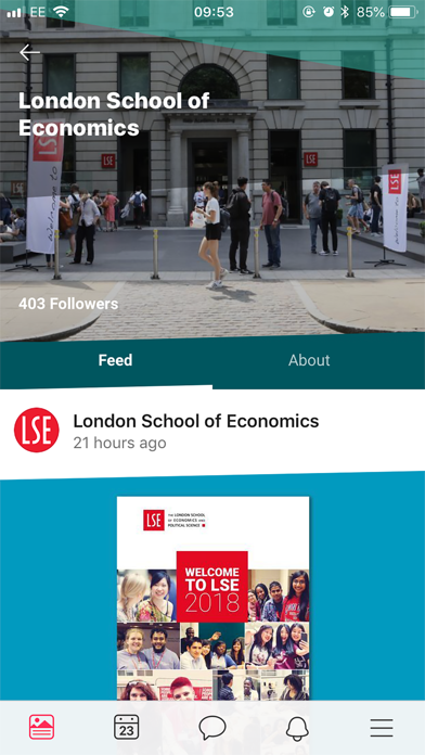 LSE Student Hub Screenshot