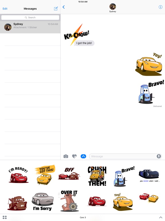 Screenshot #5 pour Pixar Stickers: Cars 3