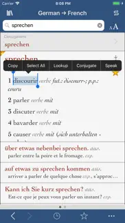 ultralingua french-german iphone screenshot 1