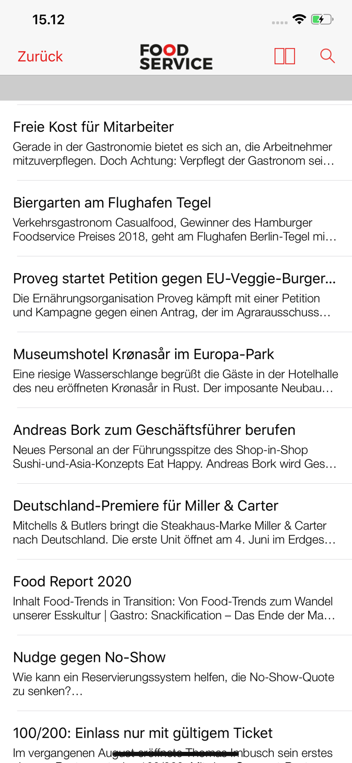 FOOD SERVICE digital