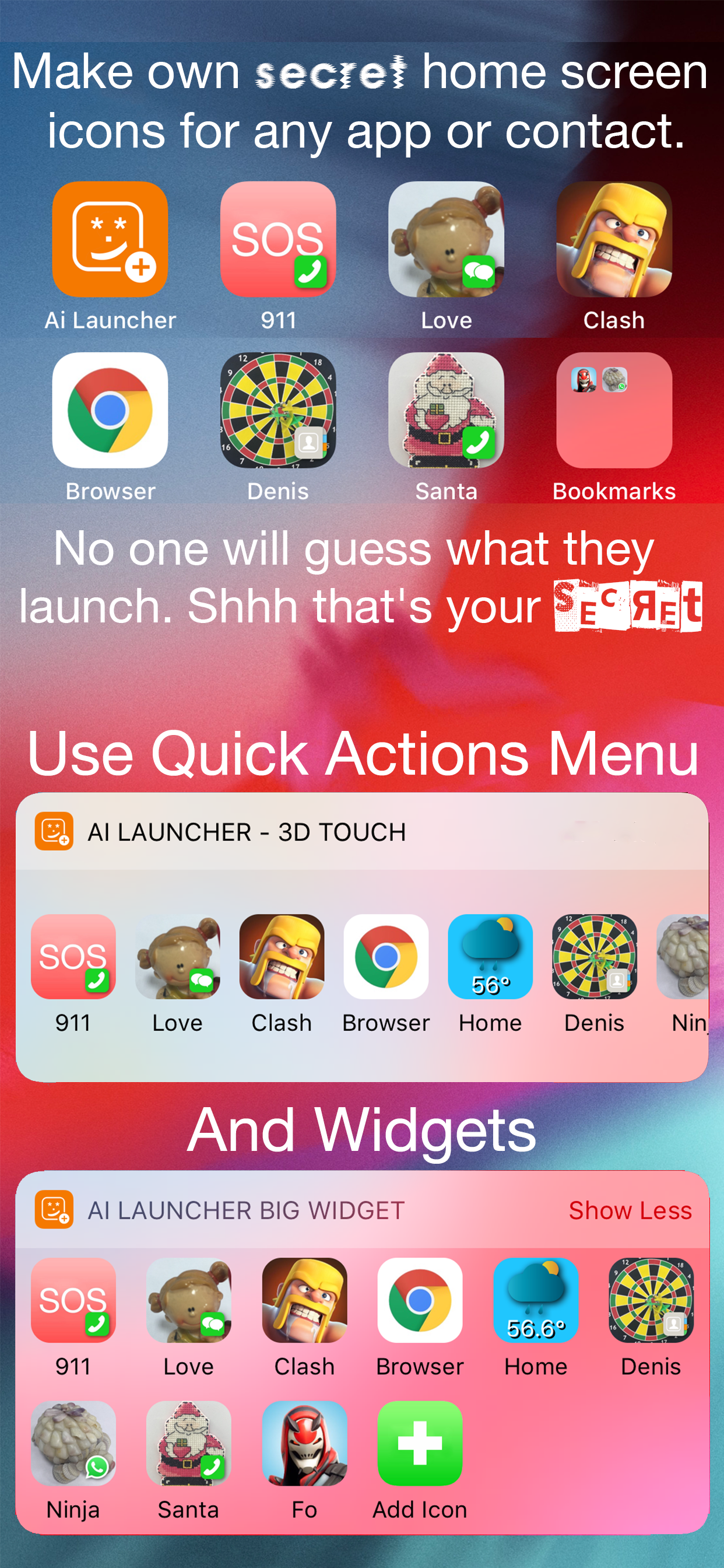 Ai Launcher - Icon Shortcuts