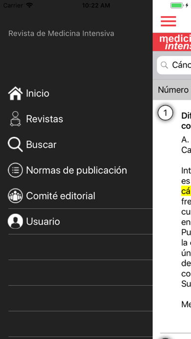 Medicina Intensiva SPA iPhone screenshot 6 - Medical app