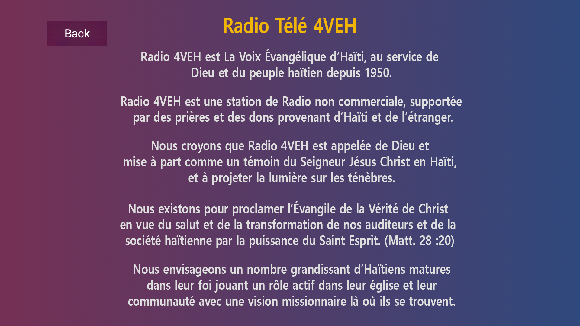 Radio Télé 4VEH