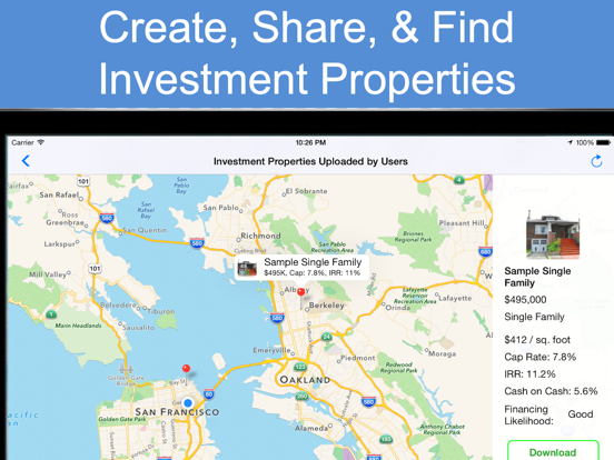 Real Estate Investing Analyst iPad screenshot 5 - Finance app